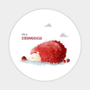 Hedgehog strawberry strawgehog Magnet